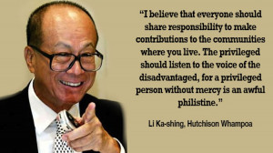 famous li ka shing quotes