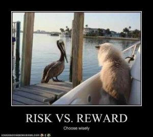 Risk vs Reward. Choose wisely.