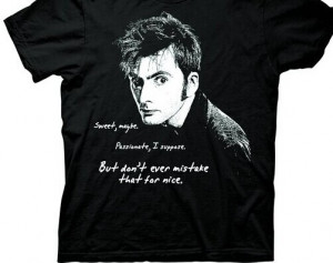 Tee- Doctor Who David Tennant Quote T-shirt Design City Name T Shirts ...