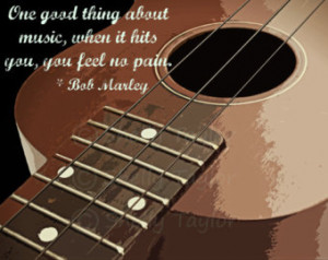 Guitar Wall Decor - 8x10 Photo Prin t - Bob Marley Art - Famous Quotes ...