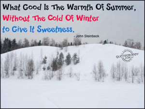 Cold Weather Quotes and Sayings