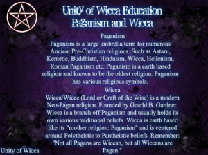 pagan vs. wiccan