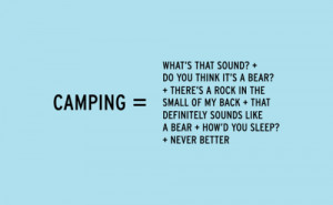 Camping What’s That Sound Do You Think It’s Bear There’s A Rock ...