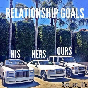 His Hers Ours Relationship Goals