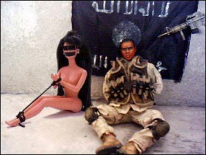 Toy Action Figure Hostage With Woman