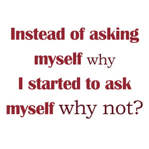 taking crazy chances.