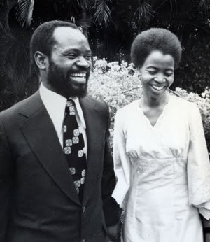 Samora Machel with Graca Machel