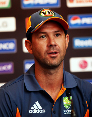 Ricky Ponting addresses the press following the Australian team's ...