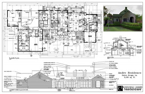 Fisher Residence Auto Cad