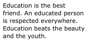 So true. Education = success