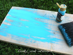 Pick an acrylic craft paint colour that’s a little on the bright ...