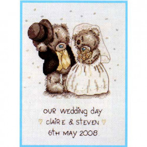 Wedding Card Cross Stitch Kit