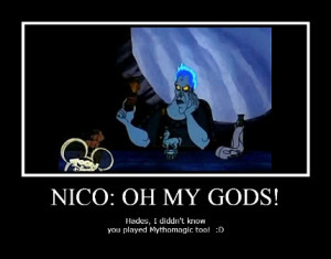 Funny Percy Jackson Nico and Hades