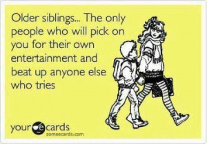 Siblings–they can be your best friends or unavoidable enemies.