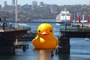 Giant Rubber Duck: 54foot world traveler tours Osaka, Sydney, Sao ...