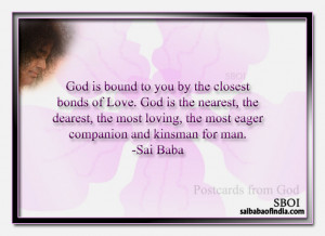 ... from God - Bhagawan Sri Sathya Sai Baba's Maxims - Quotes - Sayings