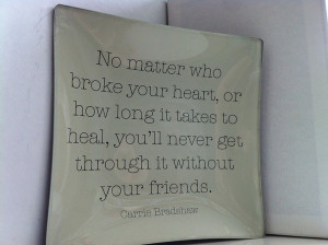 Carrie Bradshaw quote Love my friends