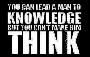 You can lead a man to knowledge picture quotes image sayings
