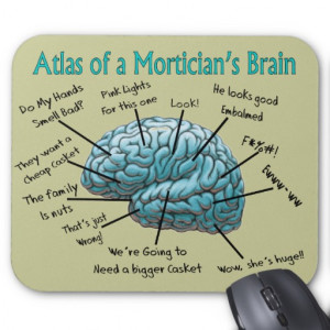 Funny Mortician Gifts Mousepads