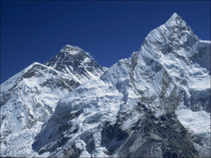 Snow-Capped Peak of Mount Everest Seen from Kala Pattar Himalaya ...
