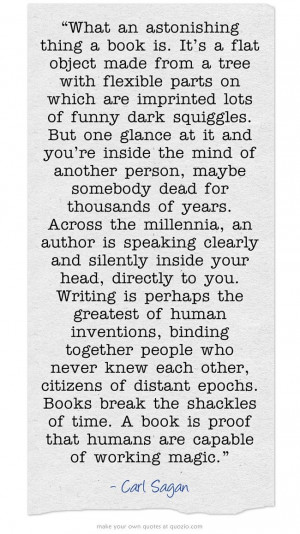 Magic, Reading, Book Nerd, Quotes Sagan, Carl Sagan Book, Sagan Quotes ...