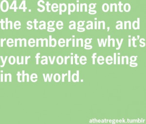 Steeping Onto The Stage Again, And Remembering Why It’s Your ...