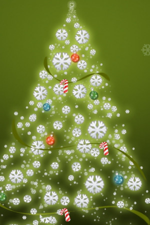 christmas tree wallpaper for iphone christmas tree glow iphone