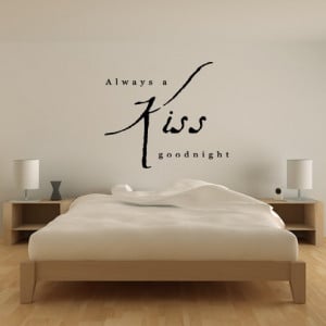 ... Kiss-Goodnight-Wall-Stickers-Love-Quotes-Wall-Art-Decal-Transfers