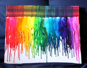 Melted Crayon Art Tutorial