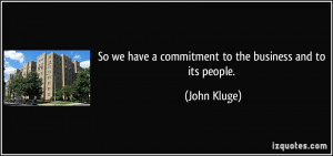 Business Commitment Quotes