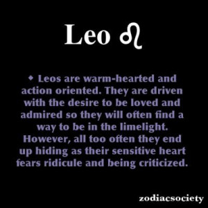 About leos zodiac things The Scariest