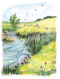 Illustrated Quote from Winnie the Pooh | Content in a Cottage