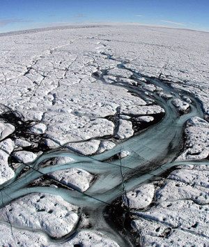 melting glaciers