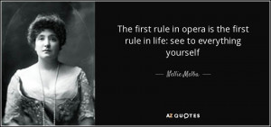 Nellie Melba Quotes