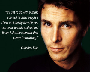 Christian Bale #batman #darkknight #acting #quotes #actors #famous