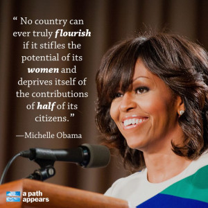 On Wednesday, Michelle Obama spoke to leaders at the Mandela ...
