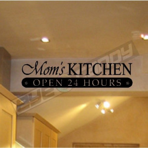 Moms Kitchen...Wall Quotes Sayings Words Lettering