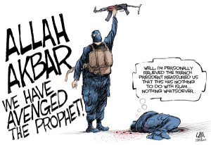 Cam Cardow - Cagle Cartoons - Not Islam COLOR - English - Islam ...