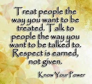 This isn't superficial at all. If you want to be treated with respect ...