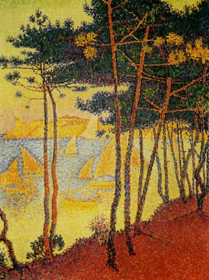 paul signac le bois de pins description paul signac 1863