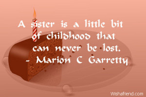 Sister Birthday Quotes