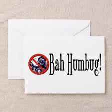 BAH HUMBUG Anti Santa Christmas Cards (Pack of 6) for