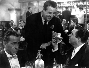 Edmond O'Brien (right) with Humphrey Bogart and Alberto Rabaglisti in ...
