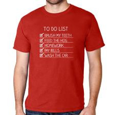 Christmas Vacation To Do List Funny T-Shirt for