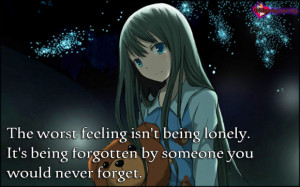 The worst feeling isn’t being lonely. It’s being forgotten by ...