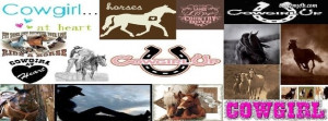 Cowgirl Collage Facebook Cover