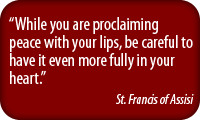 Quote - St. Francis of Assisi