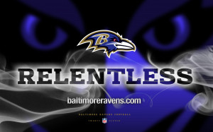 NFL Baltimore Ravens Relentless Logo 1920x1200 WIDE