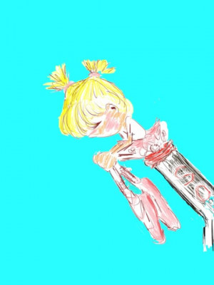 bummed out ballet kid