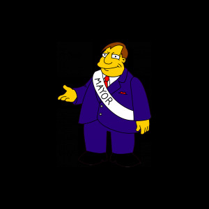 simpsons mayor quimby